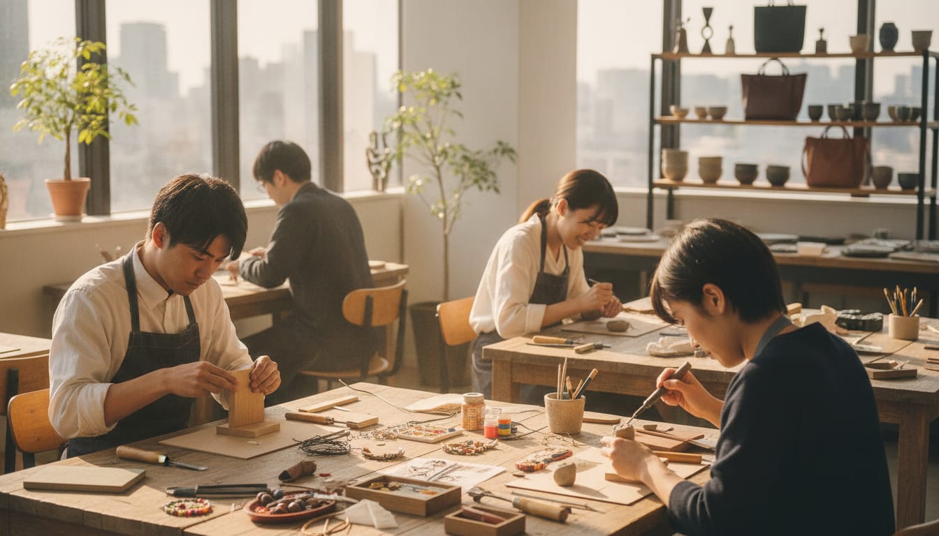 週末ものづくりワークショップで心と技を磨く東京ガイド